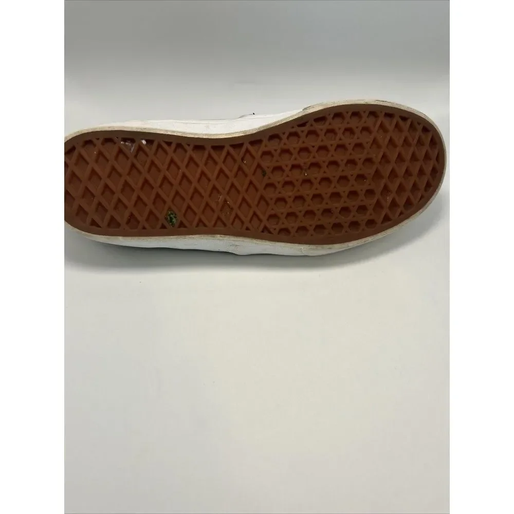 Vans Off The Wall Glitter Girl's Size 5 Slip On Shoes Black